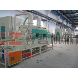 鑫哲-自動(dòng)噴砂機(jī)，自動(dòng)輸送式噴砂機(jī)，通過式噴砂機(jī)，通過式生產(chǎn)線